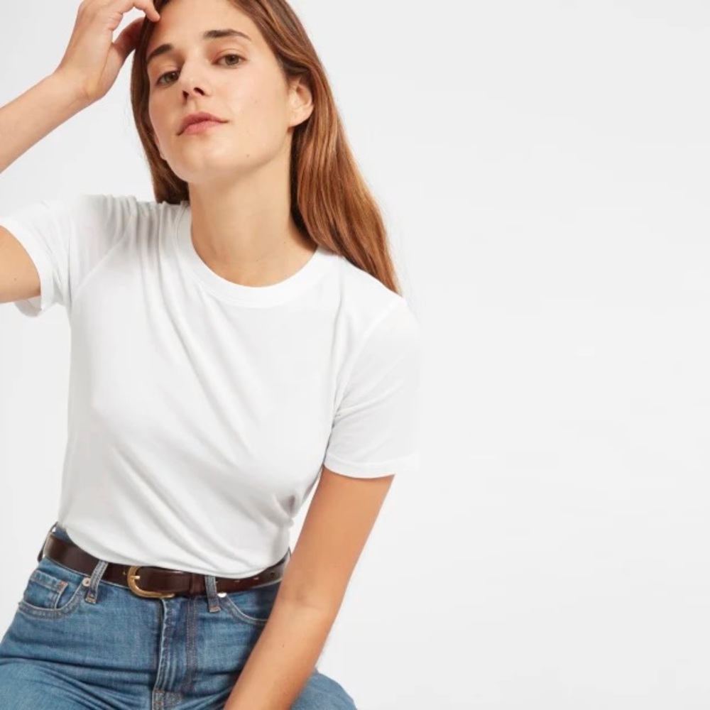Crew neck tee shirt